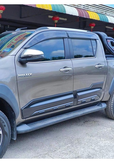 Ducki Hilux Revo 2020 Ve Sonrası Kapı Kaplama Büyük Abs Plastik