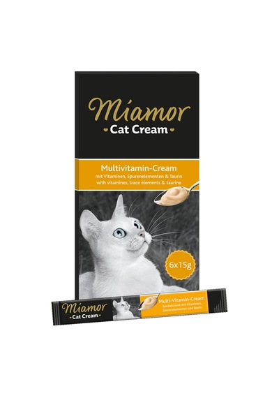 Cream Multivitamin Katkılı Sıvı Kedi Ödülü 6x15gr