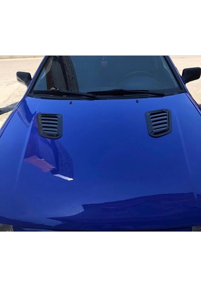 Kaput Üstü Havalandırma Izgarası Piano Black Abs Plastik Vent