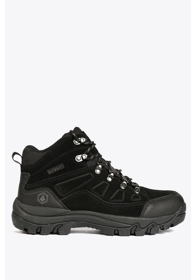 Hammer Jack Homer Hakiki Deri Outdoor Su Geçirmez Siyah Kadın Trekking Bot