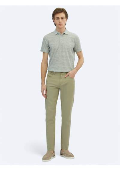 Kip Açık Yeşil Düz Dokuma Regular Fit Casual Pamuk Karışımlı Pantolon Açık Yeşil Kip Açık Yeşil Düz Dokuma Regular Fit Casual Pamuk Karışımlı Pantolon Açık Yeşil