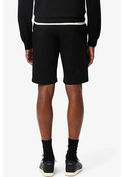 Lacoste Men's Slim Fit Bermuda Shorts Erkek Dar Kesim Pamuk Bermuda Şort Siyah