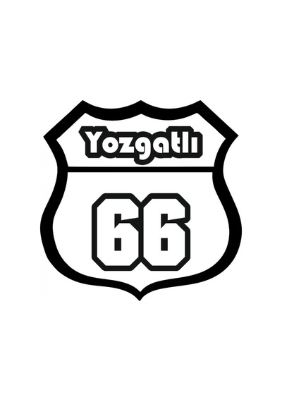 66 Plaka Numarası Sticker Araba Yapıştırma