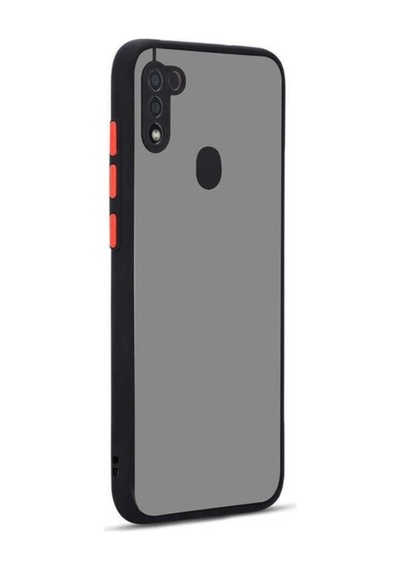 Galaxy A11 Kılıf Zore Hux Kapak Siyah