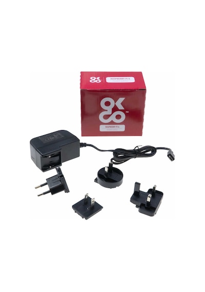 Robotistan Raspberry Pi 4 Uyumlu Güç Adaptörü - 5.1v 3a