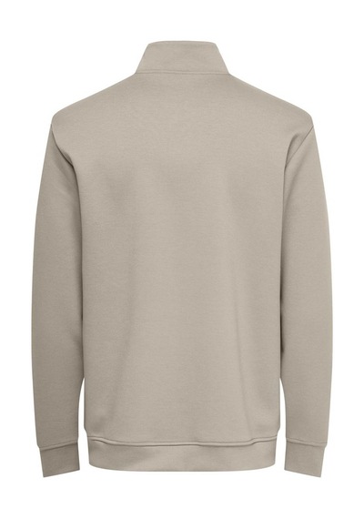 Only & Sons Onsluca Lıfe Reg Ls Halfzıp Gri Erkek Sweatshirt 22037612