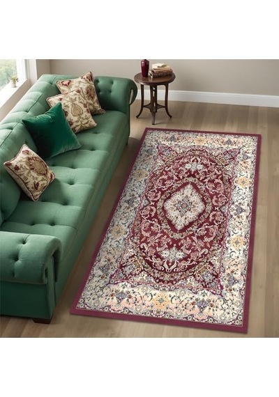 Jesse Kadife Kaymaz Pamuk Tabanlı Yıkanabilir Antibakteriyel Salon Halısı 120x180 Genel
