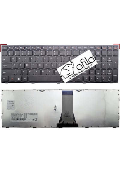 Lenovo Uyumlu G5080 G50-80 80E5 80Kr 80L0 Notebook Klavyesi (Siyah Çerçe - 538307486