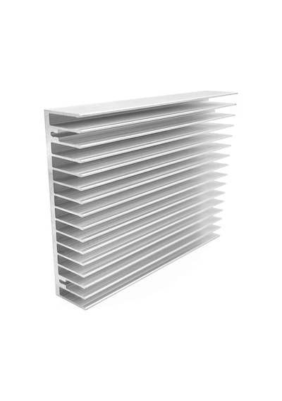 10cm X 10cm X 1.8cm Alüminyum Metal Soğutucu Blok Radyatör Peltier Isı Düşürücü Amfi Led Entegre