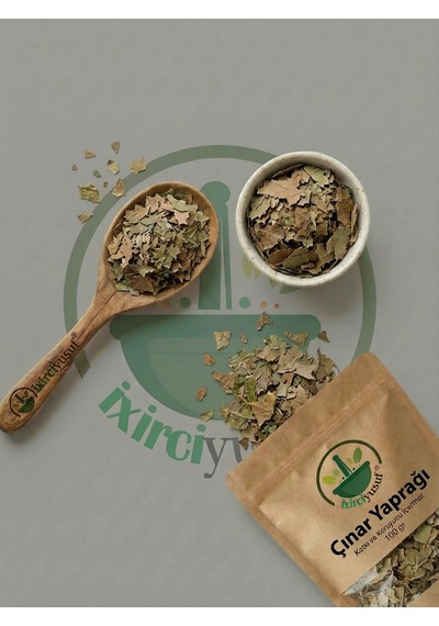 Çınar Yaprağı Çınar Ağacı Yaprağı Kurutulmuş Bitki Çayı 100 G Doğal
