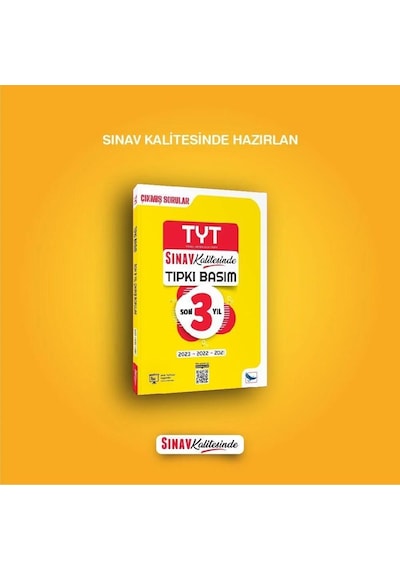 Tyt Tıpkı Basım Son 3 Yıl