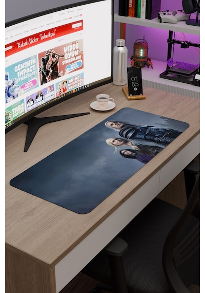 The Witcher 2 V5 70x30 Xl Gaming Kauçuk Kaymaz Taban Mouse Pad Fare Altlığı