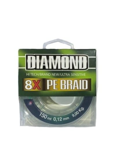 Bauer Diamond 8x150 Mt İp Misina 0,18 Mm