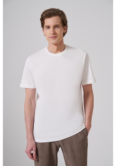 Morven Erkek Ekru Basic Bisiklet Yaka Dynamic Fit Pamuk T-shirt 26yc018008454 Ekru Morven Erkek Ekru Basic Bisiklet Yaka Dynamic Fit Pamuk T-shirt 26yc018008454 Ekru