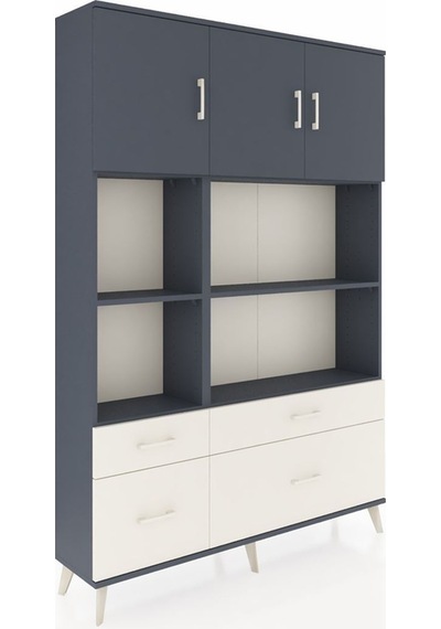 Arges Dolap 8 Raflı 4 Çekmeceli 3 Kapaklı 132x30x195 Antrasit-antrasit/aytaşı Antrasıt/aytası Arges Dolap 8 Raflı 4 Çekmeceli 3 Kapaklı 132x30x195 Antrasit-antrasit/aytaşı Antrasıt/aytası