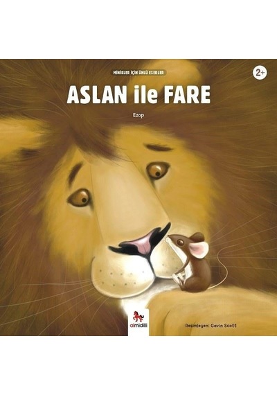 Aslan İle Fare-Minikler İçin Ünlü Eserler - Ezop - Almidilli