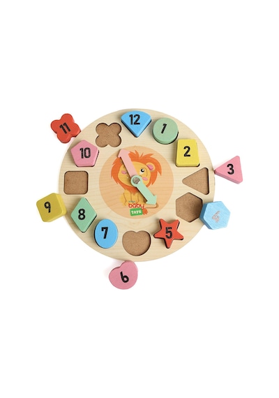 Baby Toys Montessori Ahşap Puzzle Saat Byt-9889