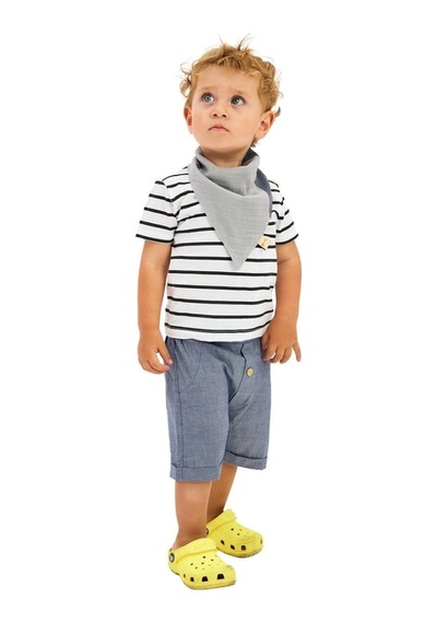 Yumuşak ve Nefes Alabilen 3'lü Müslin Bebek Fular Set