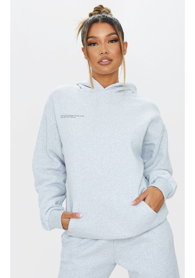 Established Eşofman Takımı Sweatshirt Jogger - Gri Baskılı Oversize Şardonlu Kapüşonlu Lastik Paça Gri Established Eşofman Takımı Sweatshirt Jogger - Gri Baskılı Oversize Şardonlu Kapüşonlu Lastik Paça Gri