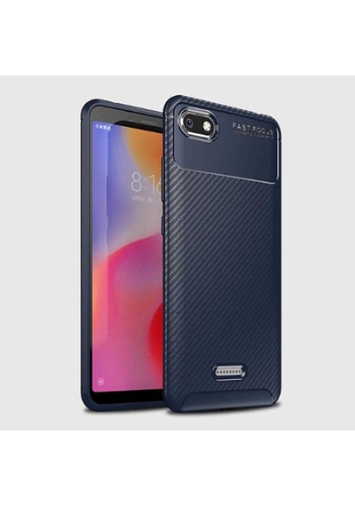Xiaomi Redmi 6a Kılıf Zore Negro Silikon Kapak Kahverengi