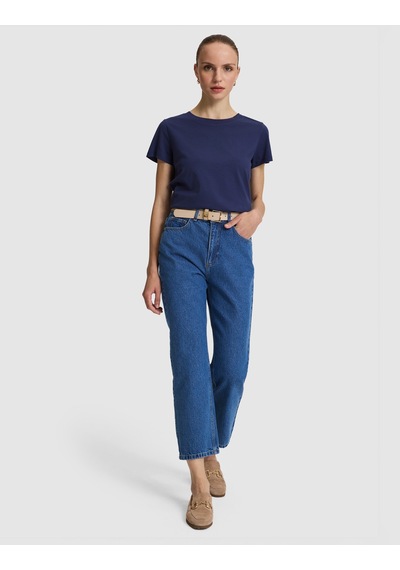 Pierre Cardin Kadın Lacivert Tişört Basic 50325474-vr033