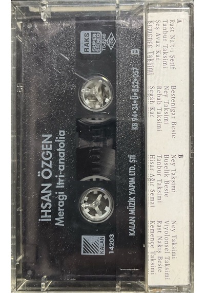 Plak Değildir Kaset Tir Kaset İhsan Özgen Anatolia Kaset