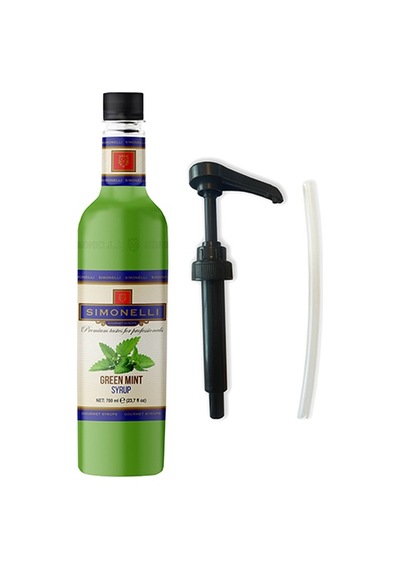 Simonelli Kahve Şurubu| Nane Aromalı | 70 CL | + Pompa Simonelli