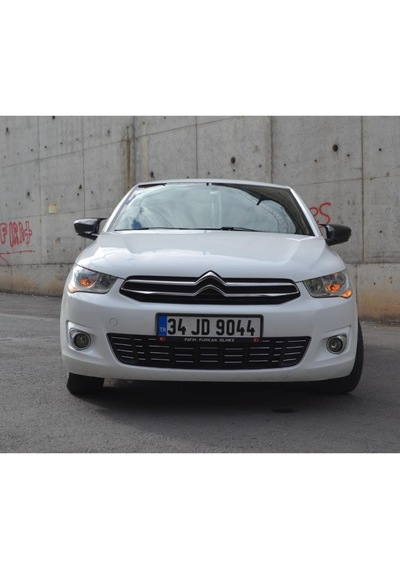 Sts Oto Aksesuar Citroen C Elysee 2012-2019 Batman Yarasa Ayna Kapağı Piano Black Abs Plastik (01)