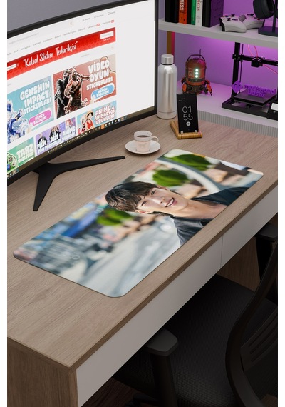 Mr Plankton K Drama Kdrama V4 70x30 Xl Gaming Kauçuk Kaymaz Taban Mouse Pad Fare Altlığı