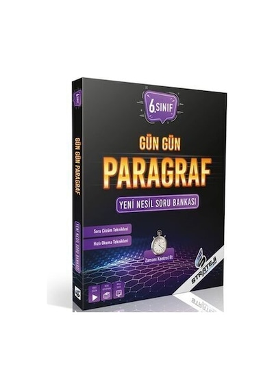 6.Sınıf Gün Gün Paragraf Soru Bankası- Strateji Yayınları
