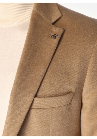Fabrika Comfort Deve Tüyü Erkek Ceket Regular Fit Düz Ceket Fc4wm-ckt 2409 Camel