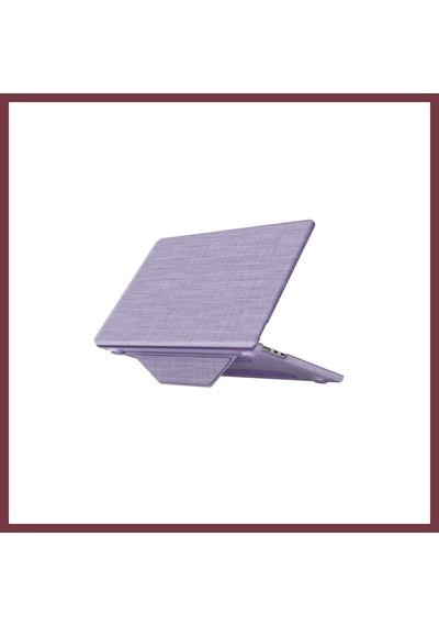 Storeşahin Apple Uyumlu Macbook Air 15 2023 Apple Uyumlu Macbook Kumaş Kapak - Mor Shn0720