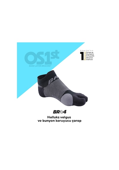 Br4 Bunyon Ve Halluks Valgus Çorap Unisex