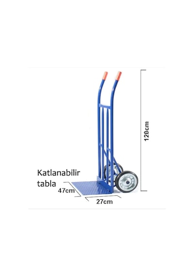 Küçük Boy Katlanabilir Yük Ve Koli Taşıma El Arabası (157437415)
