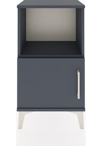 Arges Komodin 2 Raflı 44x30x80 Antrasit-antrasit Antrasit