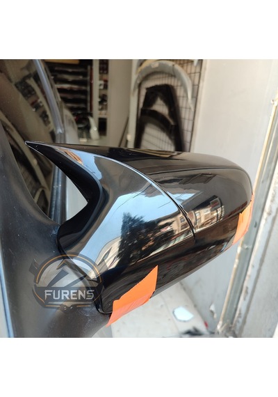 Opel Astra G 1998, 1999, 2000, 2001, 2002, 2003, 2004 Uyumlu Yarasa Batman Ayna Kapağı Piano Black