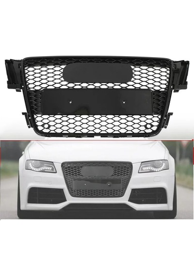 Autogp Audi A5 Rs5 Ön Panjur Izgara 2008 / 2011 B8 Pianoblack Agp-sm-2013-53