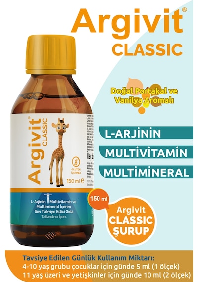 Argivit Multivitamin Şurup 3 x 150 ML