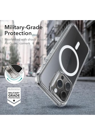 15 Pro Magsafe İle Uyumlu Şeffaf Kılıf Silikon Darbe Emici Tam Koruma Kapak Air İphone 15 Pro Manyetik Şarj Kılıf Diğer