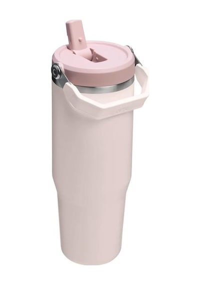Stanley The Iceflow Flip Straw Tumbler 0.89l / 30oz Pembe Termos