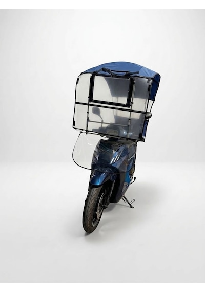 Motorsiklet Scooter Tentesi Yağmur Rüzgar Korumalı Gölgelik Katlanabilir