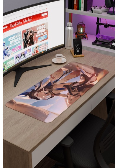 Cyno Genshin Impact Anime Gacha V2 - 70x30 Xl Gaming Mouse Pad Fare Altlığı