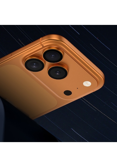 Apple Uyumlu   iPhone 17 Pro Benks Glass Warrior Cam Kamera Lens Koruyucu Turuncu