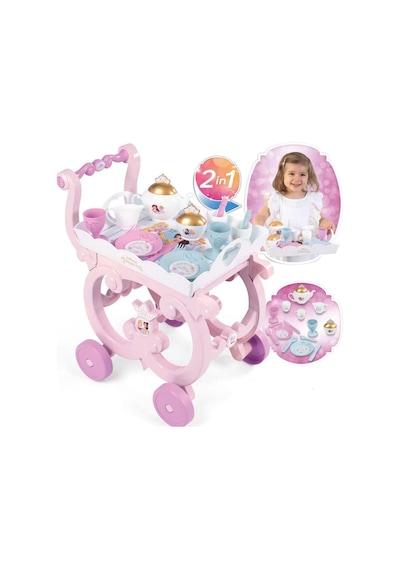 Smoby Disney Prenses Servis Arabası, Çay Ve Kahvaltı Oyun Seti 312502