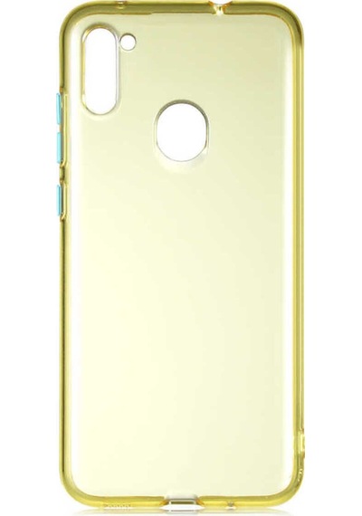 Galaxy M11 Kılıf Zore Bistro Kapak Sarı