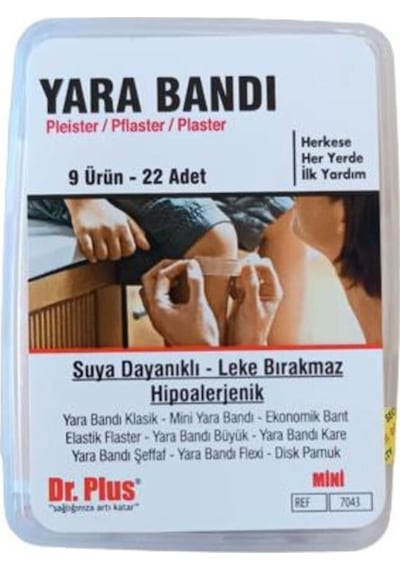 Dr. Plus Yara Bandı 22 Adet Beyaz