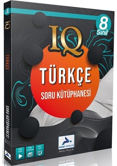 Paraf Yayınları Iq 8.Sınıf Türkçe Soru Bankası
