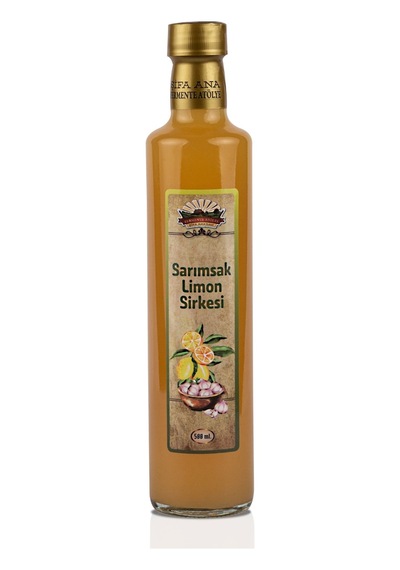 Sarımsak & Limon Sirkesi Geleneksel Fermantasyon 500ml.