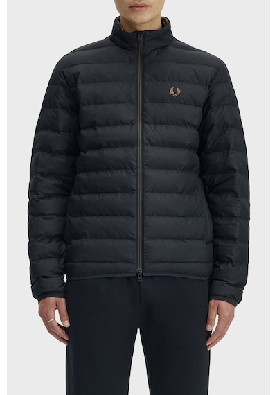 Fred Perry J4564 Insulated Erkek Mont Siyah
