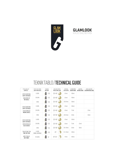 Glamlook Kalıcı Saç Boyası 100 Ml Koyu Kumral Yoğun Bakır 6.44